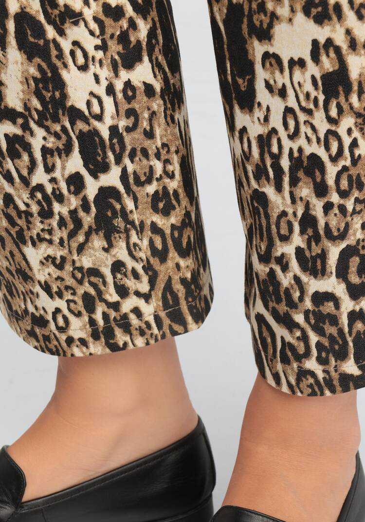 Брюки прямые с поясом на резинке по спинке шир.  750, рис. 15