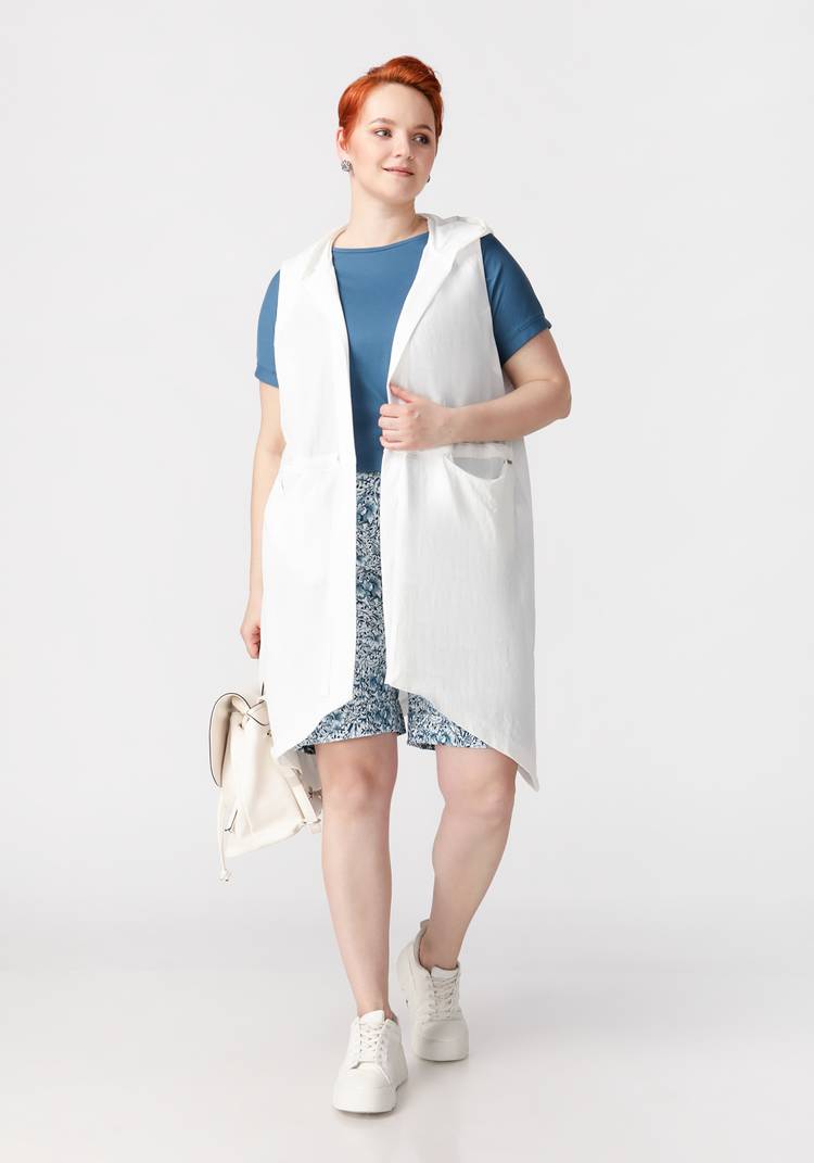 Жилет Стильная леди шир.  750, рис. 5