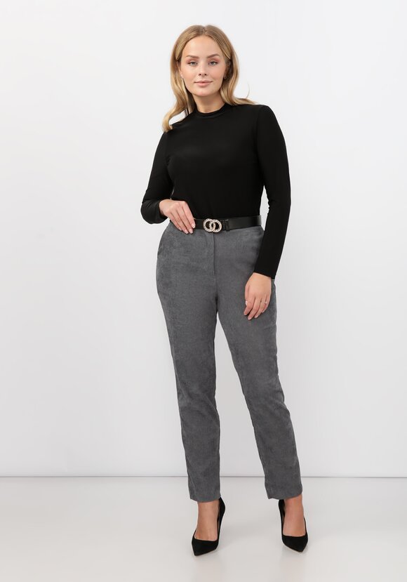 Брюки из вельвета на резинке шир.  580, рис. 2