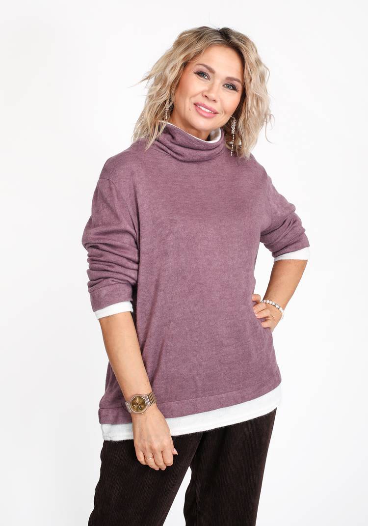 Водолазка комбинированная с длинным рукавом шир.  750, рис. 9