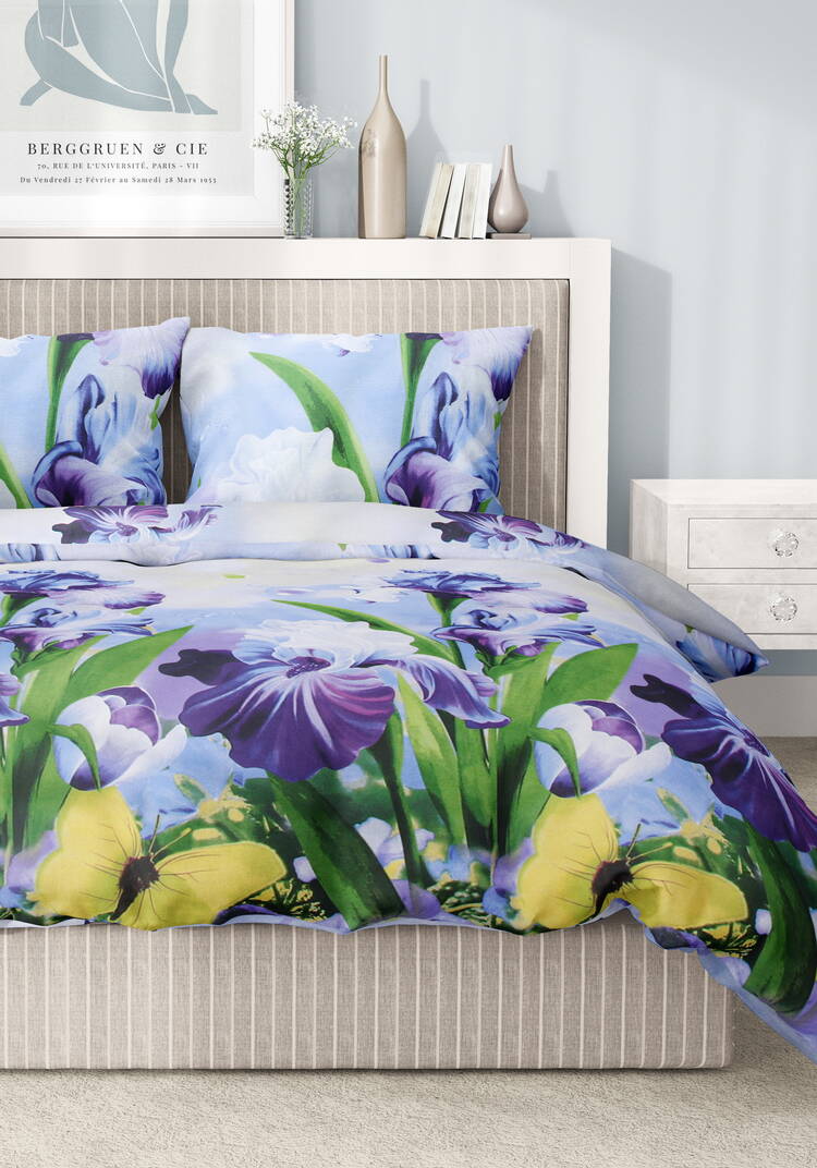 КПБ поплин Ирисы шир.  750, рис. 4