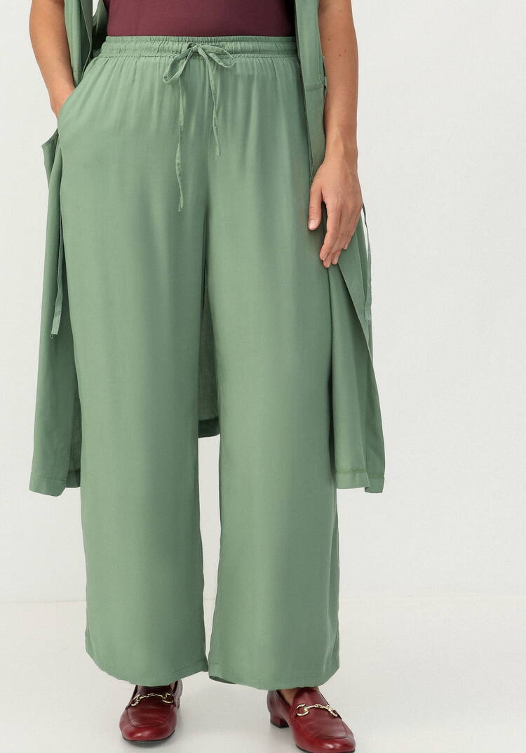 Брюки широкие на кулиске из штапеля шир.  750, рис. 23