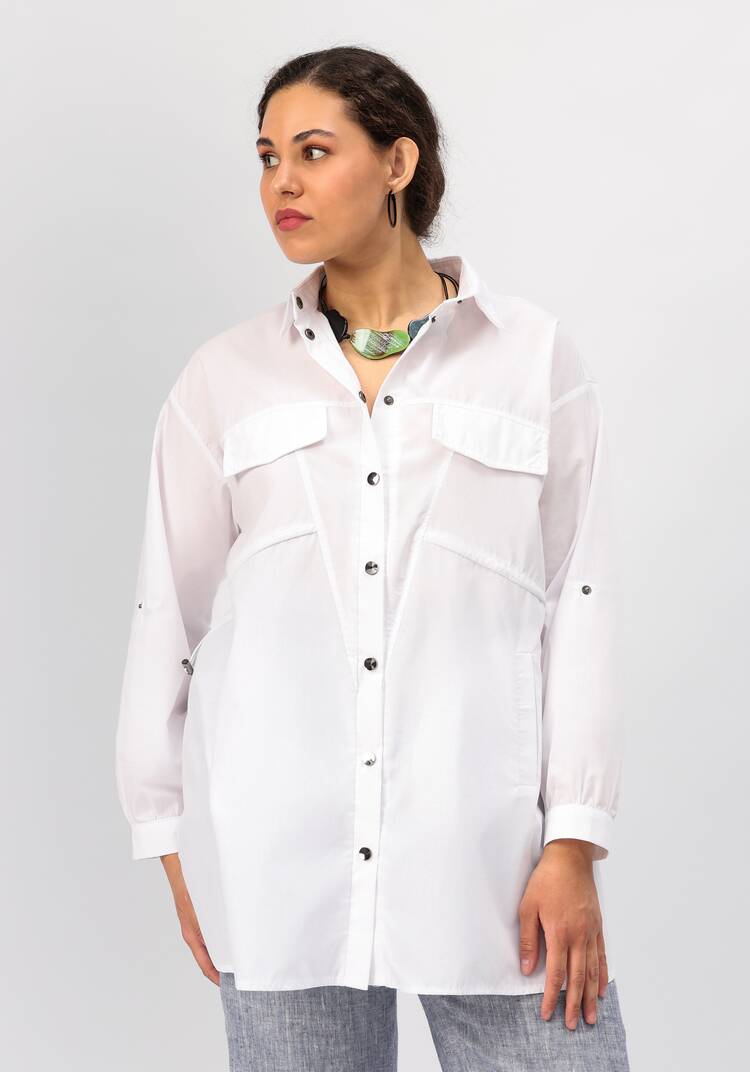 Рубашка на кулиске с резинками шир.  750, рис. 1