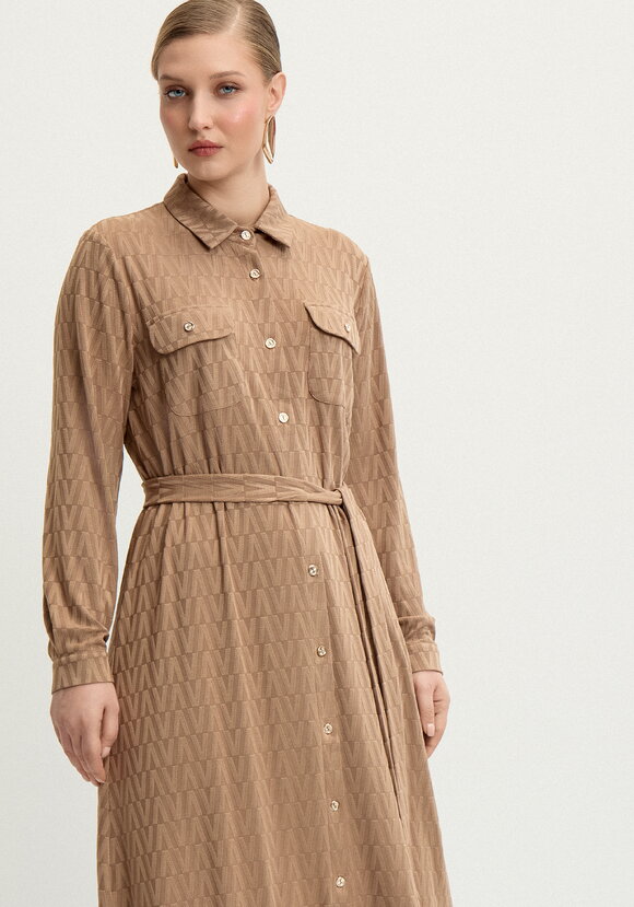 Платье рубашка с принтом шир.  580, рис. 8