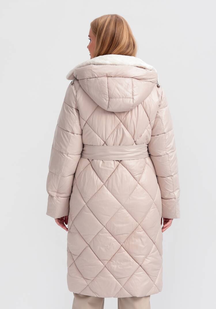 Пуховик со съемным капюшоном Адель шир.  750, рис. 10