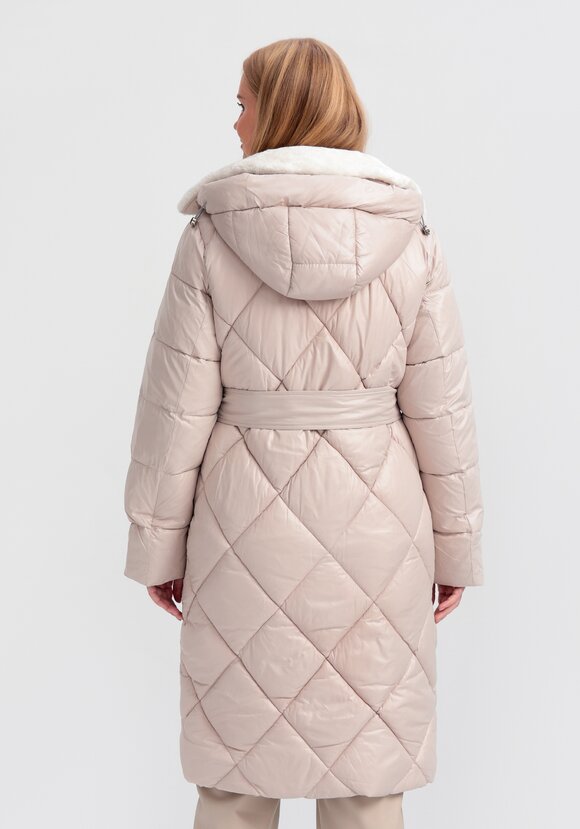 Пуховик со съемным капюшоном Адель шир.  580, рис. 10