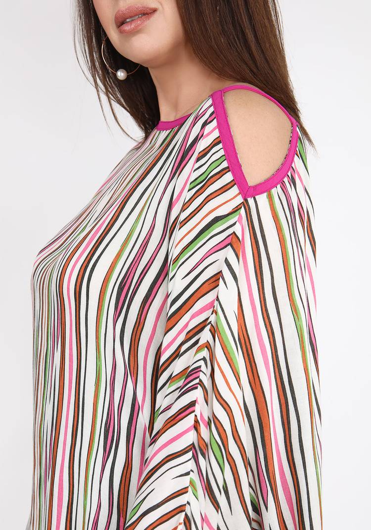 Туника с асимметричным вырезом на бретели шир.  750, рис. 4