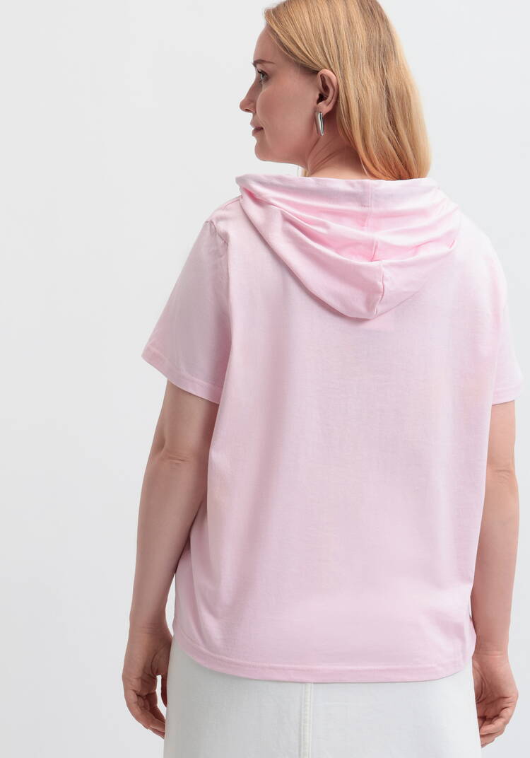 Футболка с капюшоном и принтом шир.  750, рис. 8