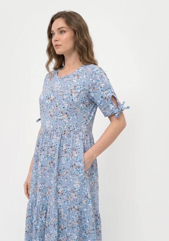 Платье Мягкая элегантность шир.  580, рис. 14