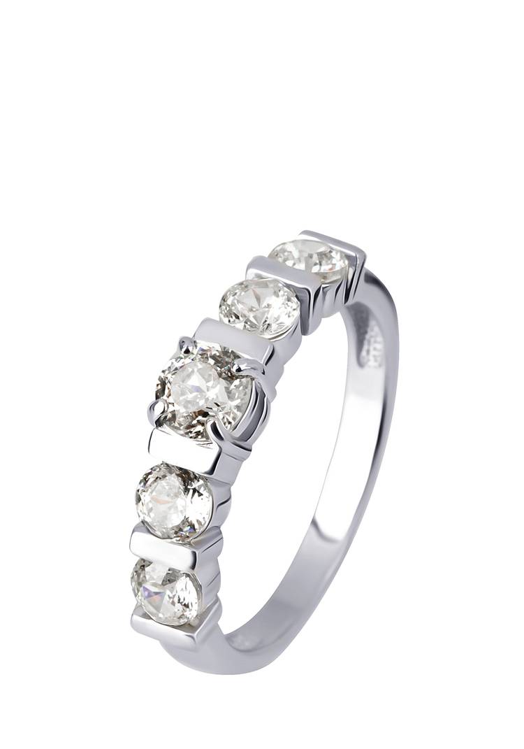 Серебряное кольцо Эмина шир.  750, рис. 1