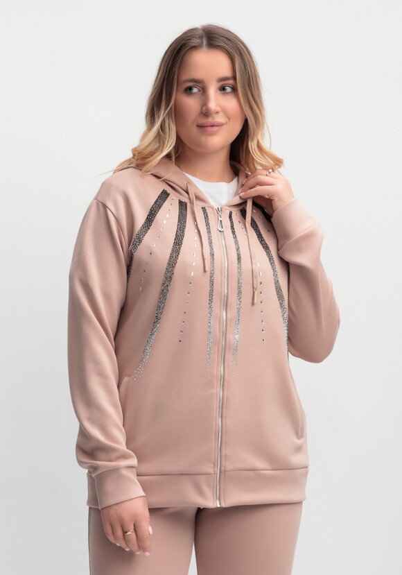 Костюм со стразами (толстовка и брюки) шир.  580, рис. 10