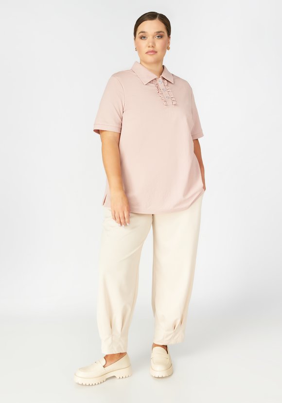 Поло с рюшей шир.  580, рис. 8