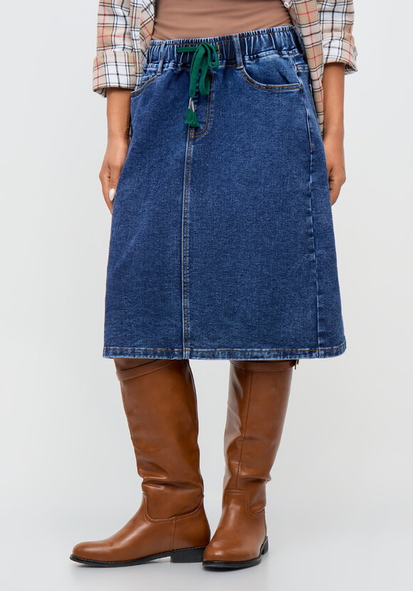 Юбка женская на резинке Агата шир.  580, рис. 2