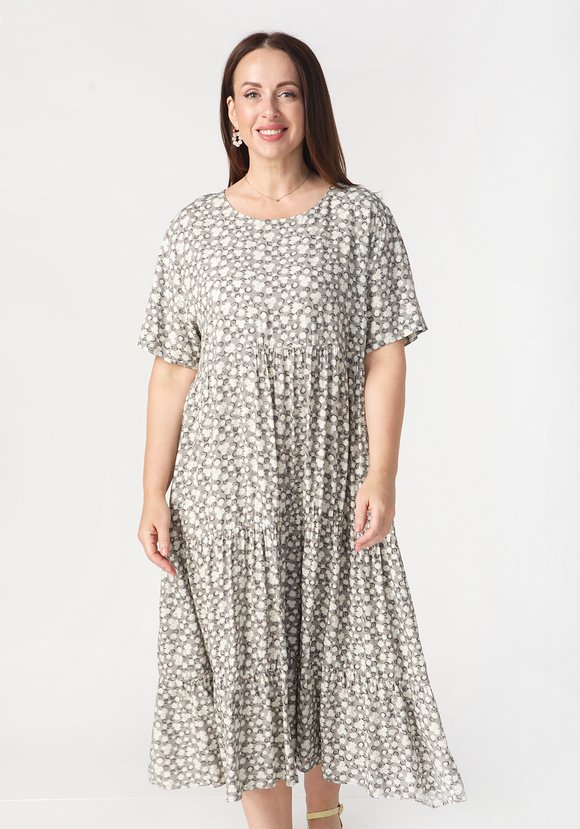 Платье с коротким рукавом Ирэн шир.  580, рис. 7