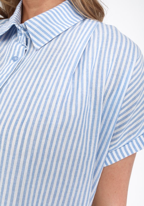 Блуза с цельнокроеным коротким рукавом шир.  580, рис. 8