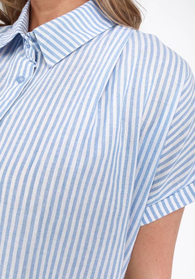 Блуза с цельнокроеным коротким рукавом шир.  750, рис. 8