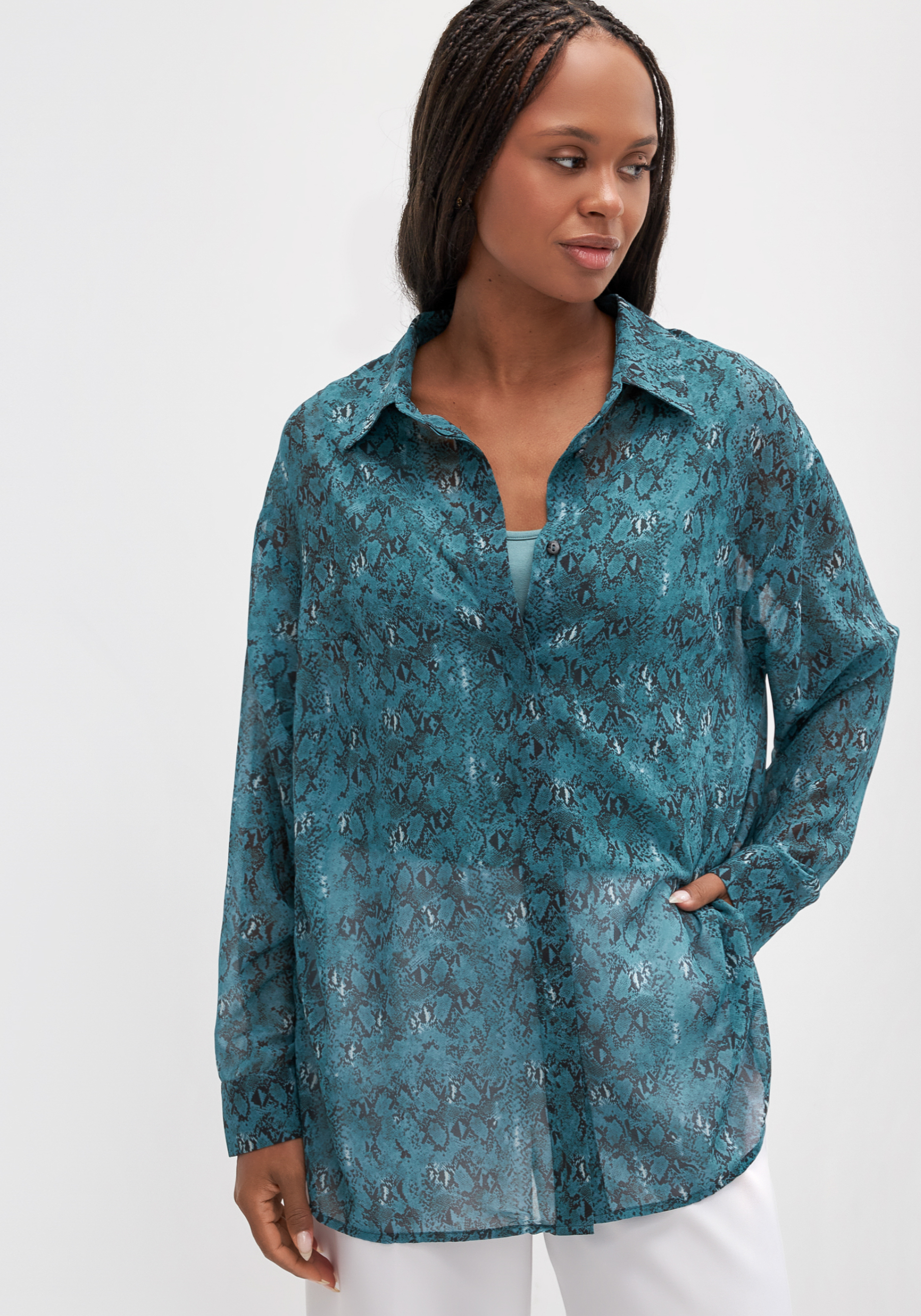 

Блуза "Елена", Зеленый