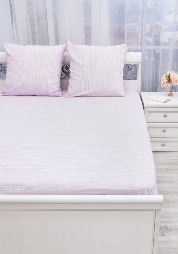 Простыня льняная Пралеска шир.  580, рис. 1