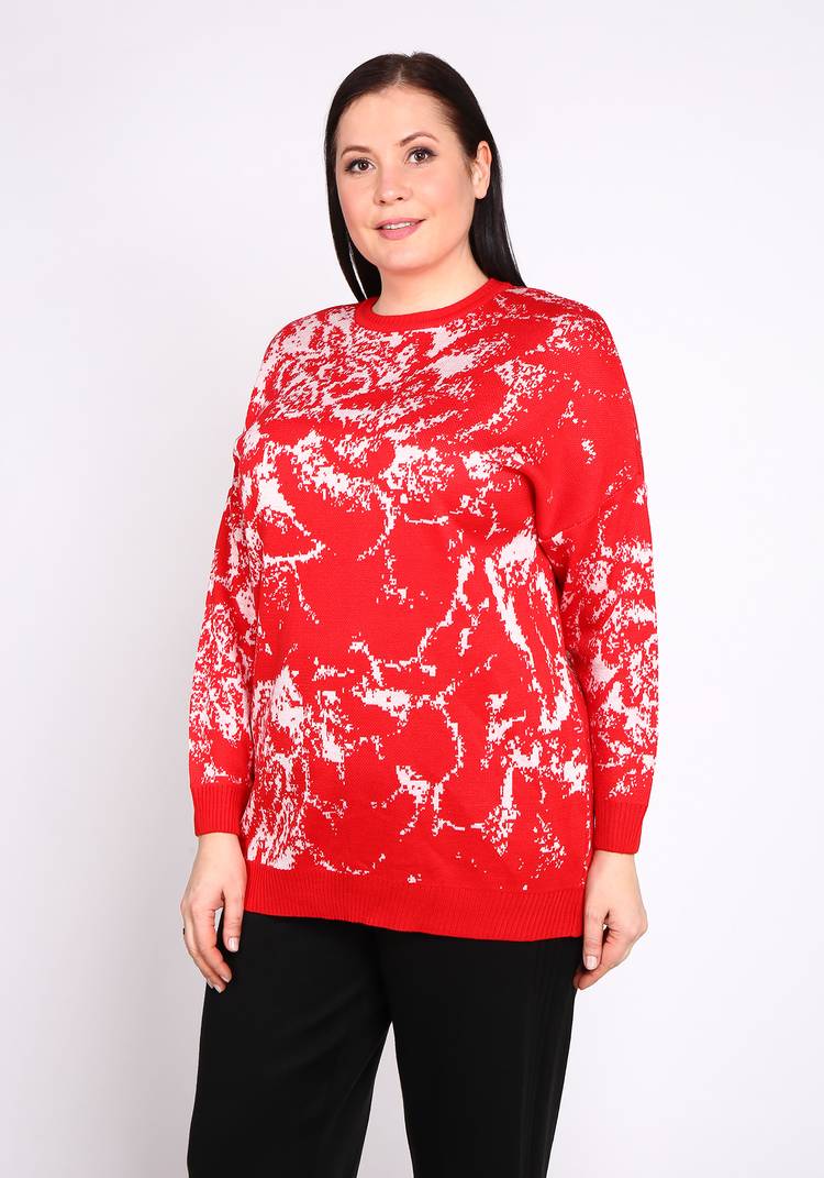 Туника свободного кроя с цветочным орнаментом шир.  750, рис. 2