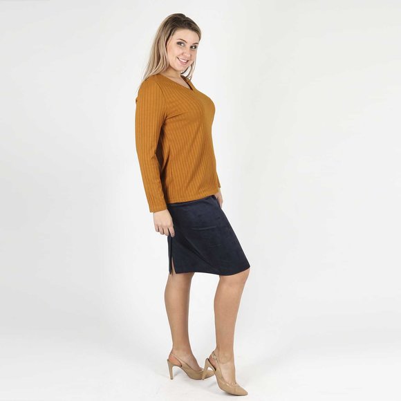 Блузка с V-образным вырезом прямого кроя шир.  580, рис. 8