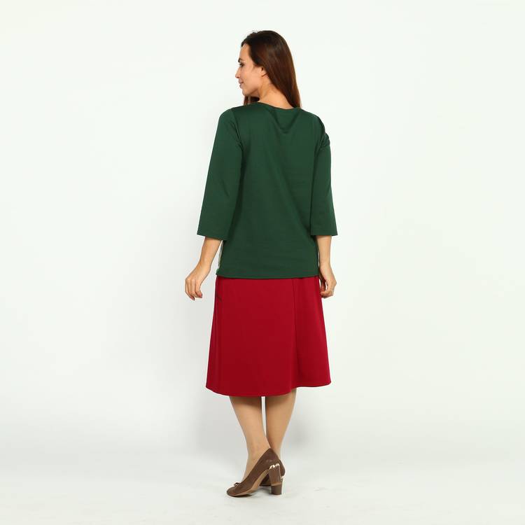 Юбка-трапеция на резинке шир.  750, рис. 28