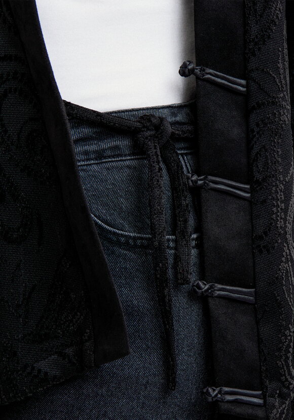 Кардиган из жаккардового трикотажа шир.  580, рис. 15