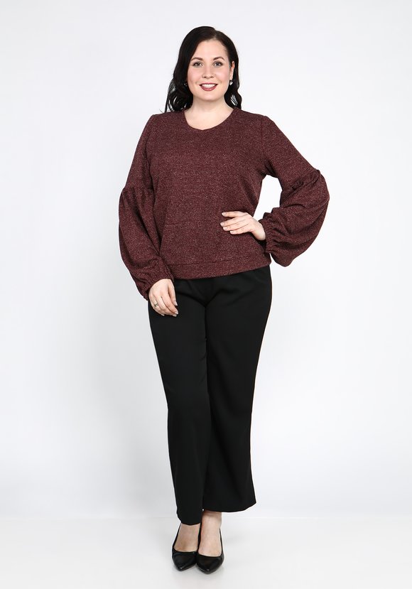 Джемпер с рукавами-фонариками шир.  580, рис. 8