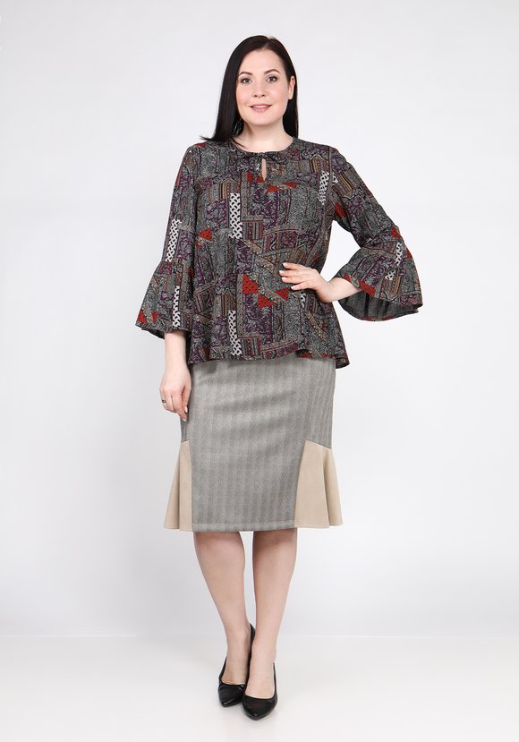 Туника в этническом стиле шир.  580, рис. 1