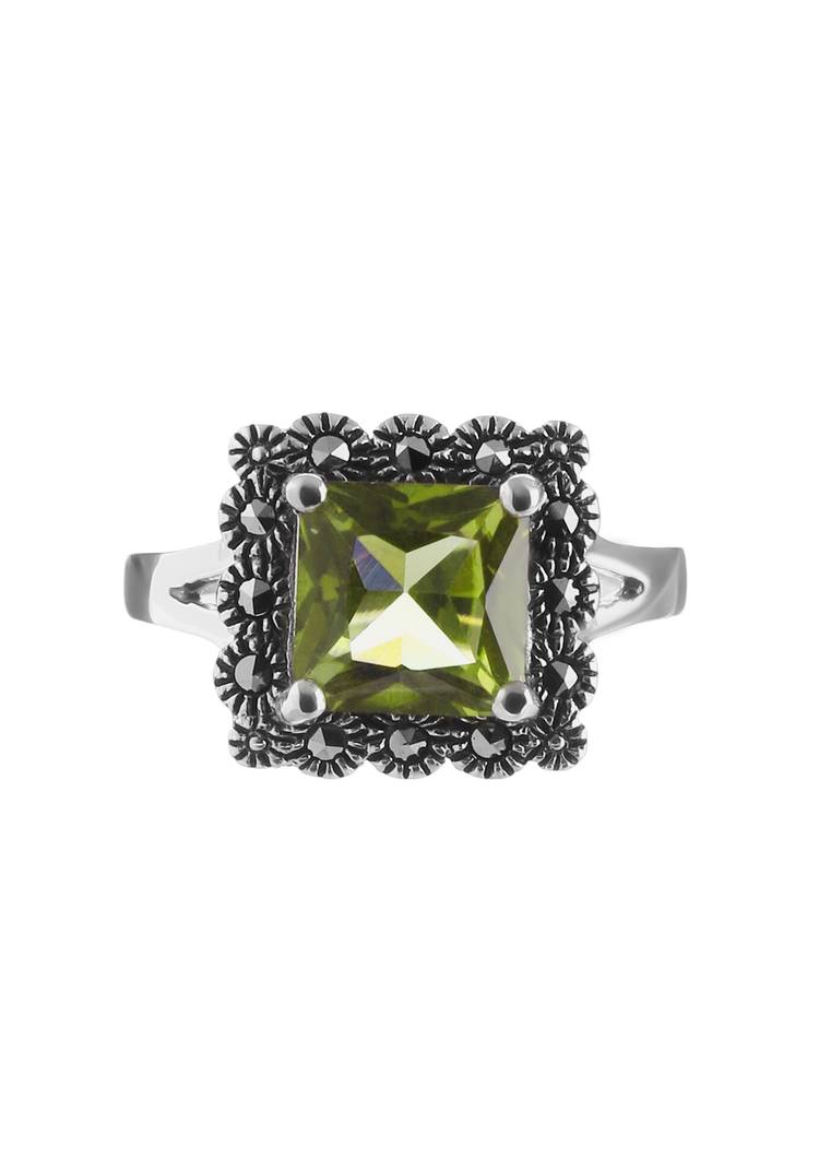 Серебряное кольцо  Флоран шир.  750, рис. 2