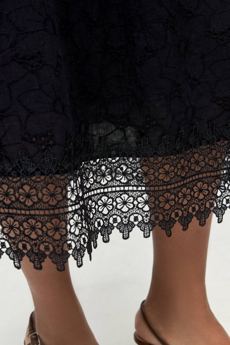 Юбка с кружевом Мишель шир.  750, рис. 14