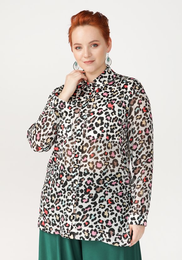 Блуза Королевская утонченность шир.  580, рис. 5