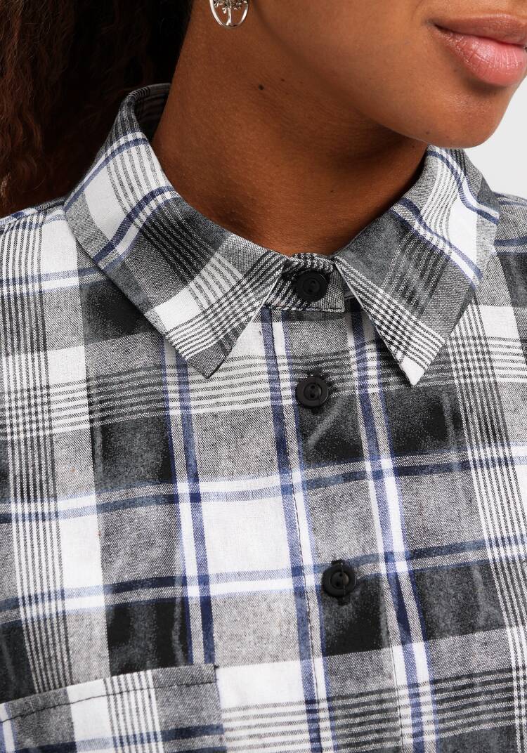 Рубашка в клетку свободного кроя шир.  750, рис. 13