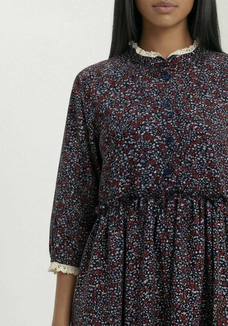 Платье ярусное с льняным кружевом шир.  750, рис. 14