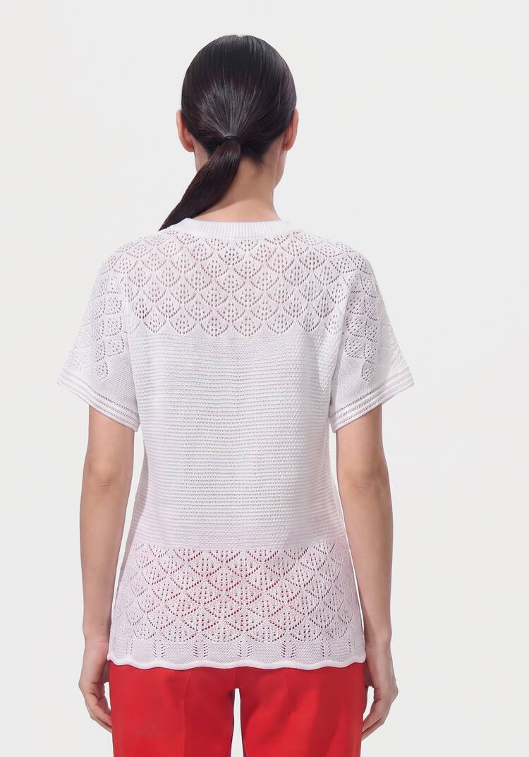 Блуза ажурная Варвара шир.  750, рис. 3