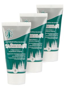 Крем-бальзам согревающий Таежный, 3 шт.