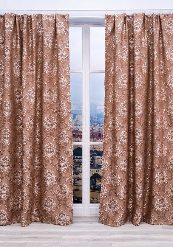 Комплект портьер из жаккарда Марго шир.  580, рис. 17