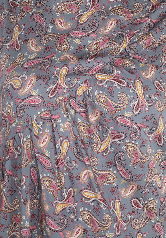 Блуза с принтом ПЕЙСЛИ и коротким рукавом шир.  580, рис. 4