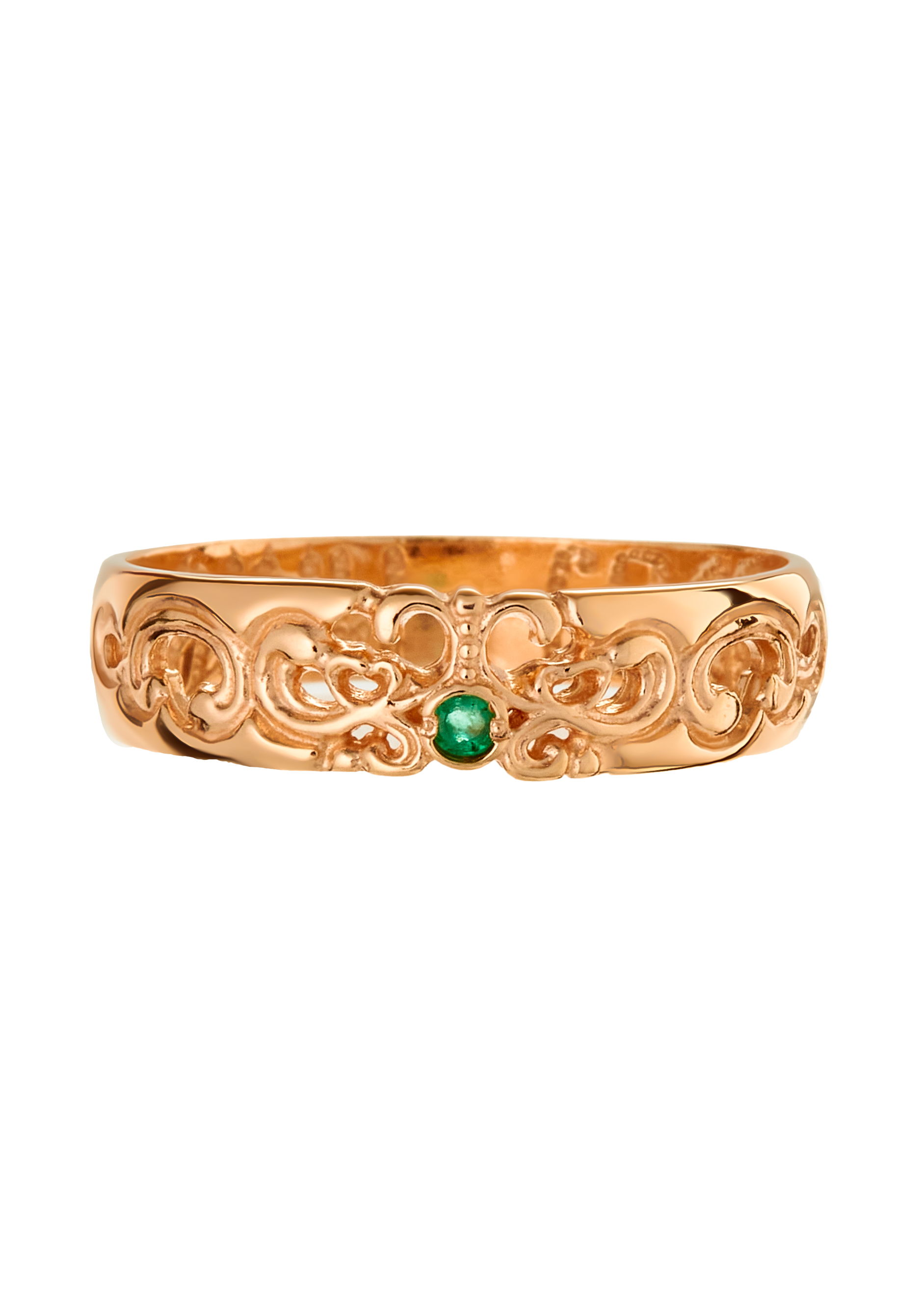 Кольцо "Спаси, сохрани" Nouvelle, цвет зеленый, размер 16 религиозное - фото 2