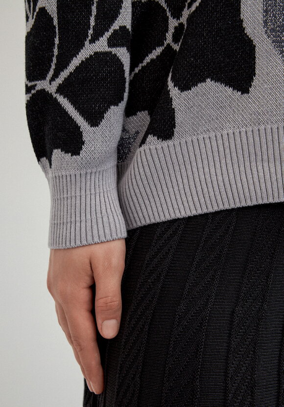 Джемпер прямого силуэта и цветочным принтом шир.  580, рис. 5