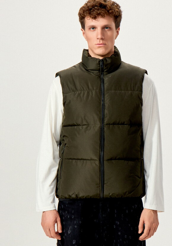 Жилет с крупной стежкой шир.  580, рис. 11