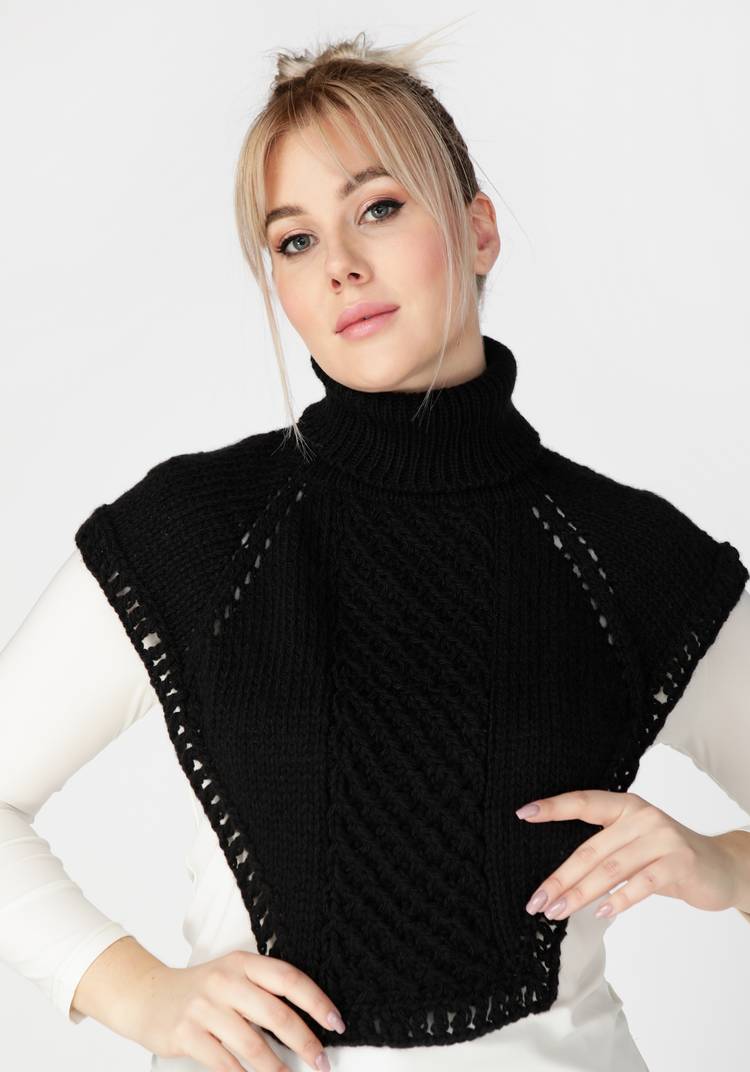 Манишка вязаная шир.  750, рис. 22