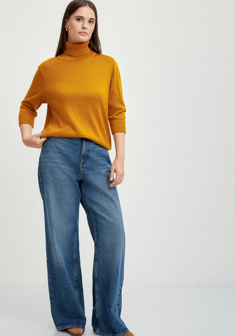 Джемпер-водолазка с рукавом 3/4 шир.  750, рис. 17