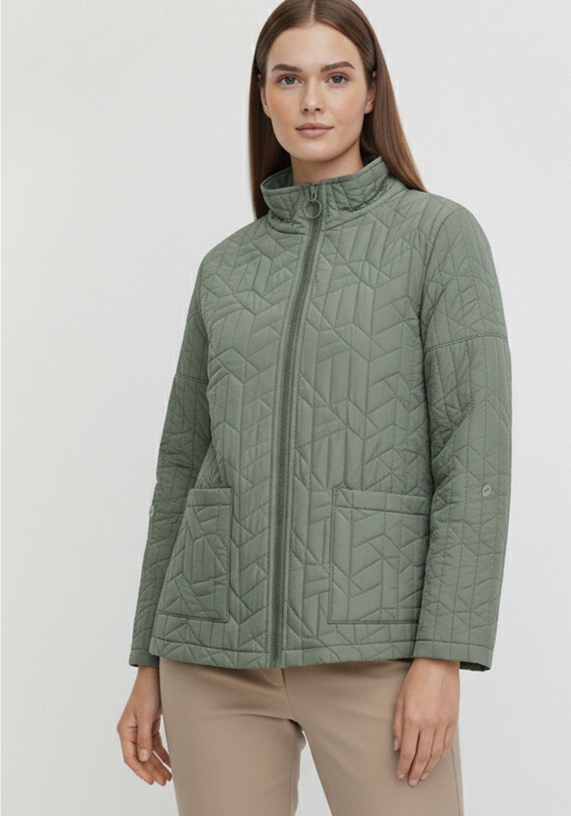 Куртка с объемной стежкой