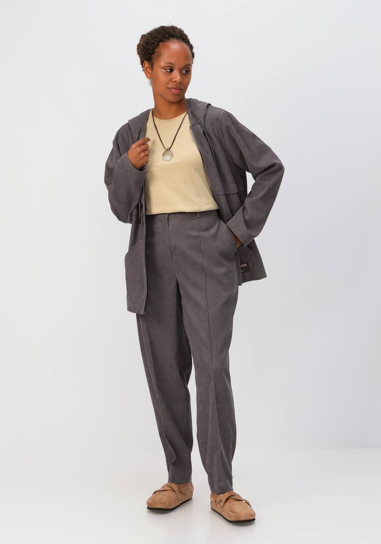 Брюки-бананы вельветовые с карманами шир.  750, рис. 34