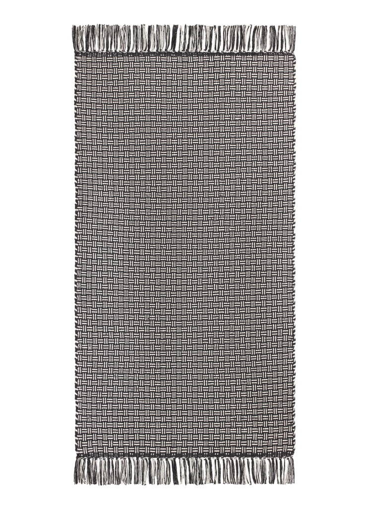 Коврик из хлопка с бахромой шир.  750, рис. 21