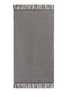 Коврик из хлопка с бахромой