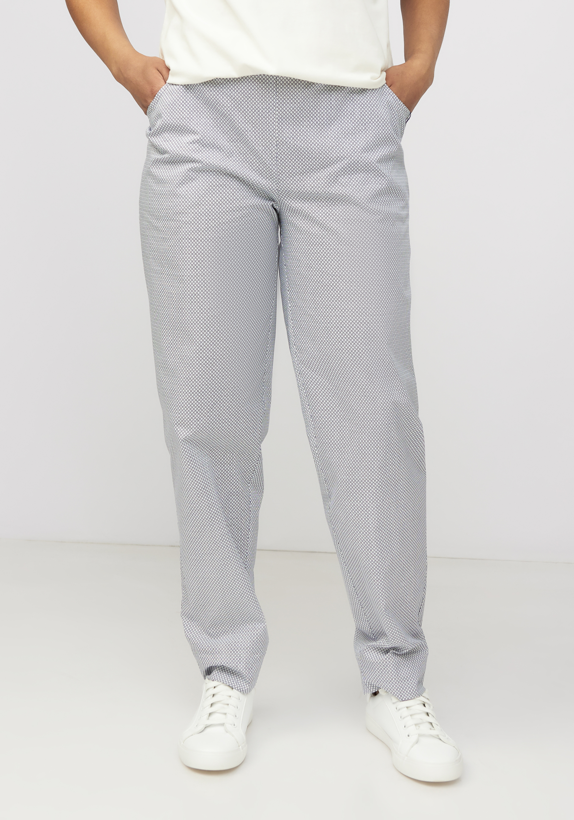 Хлопковые брюки "Бернадет" Averi, размер 54, цвет синий - фото 7
