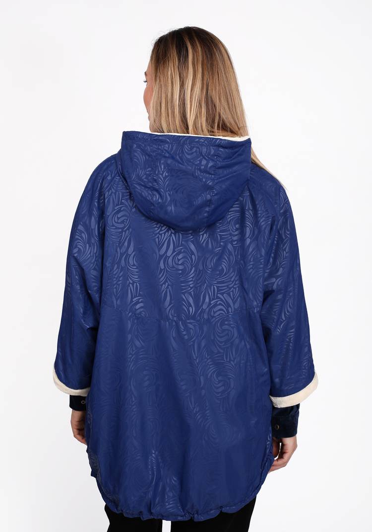 Куртка с капюшоном на подкладке из эко-меха шир.  750, рис. 6