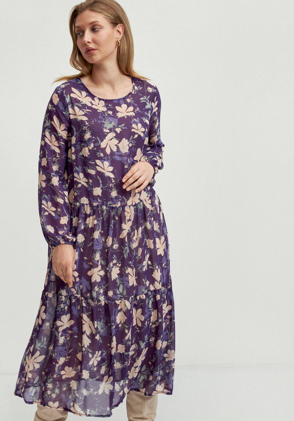 Платье свободного кроя с принтом цветок шир.  580, рис. 18