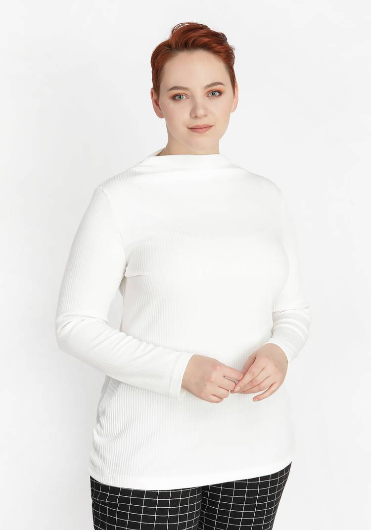 Водолазка из трикотажа лапша шир.  750, рис. 1